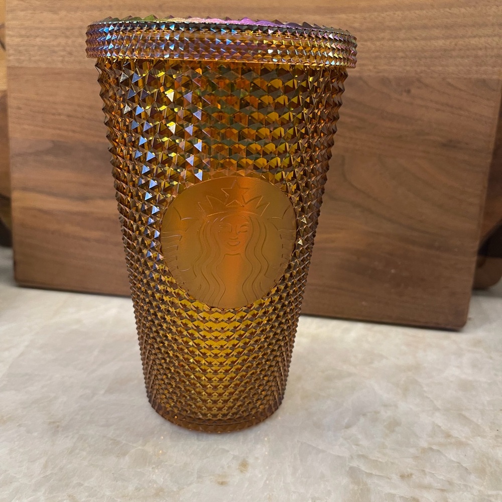 Starbucks Amber Textured Tumbler 50th anniversary